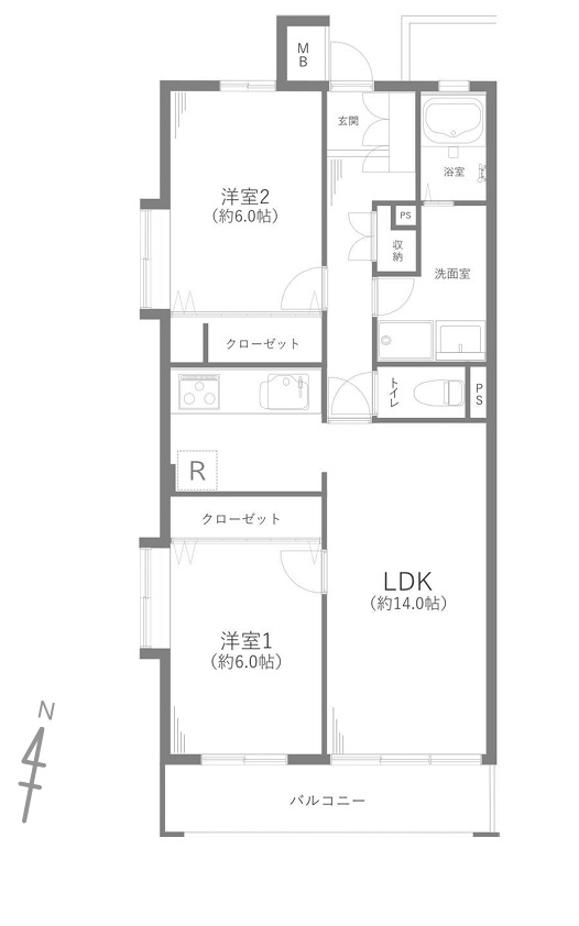 リヴェリエ大宮日進103号室 中古マンションの写真2
